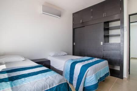 Ferienwohnung Departamento De Lujo 3 Recamaras En Exclente Ubicacion Cancún Exterior foto